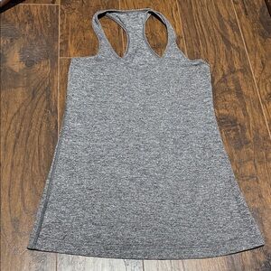 Lululemon Athletica Cool Racerback Heathered Gray Tank Top